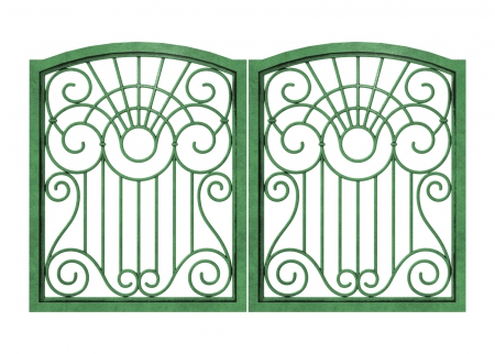 Curve Aluminum Gate | Pan-717 is manufactured from vacuum-molded aluminum technology according to international V-Pro standards convenient. In addition, Asuzac ACM is also equipped with modern electrostatic paint technology to make the product more shiny, more durable in many different environmental temperatures.