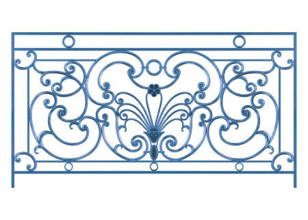 ENZO cast aluminum balcony is a flower balcony model with a simple design, not too heavy and complicated.