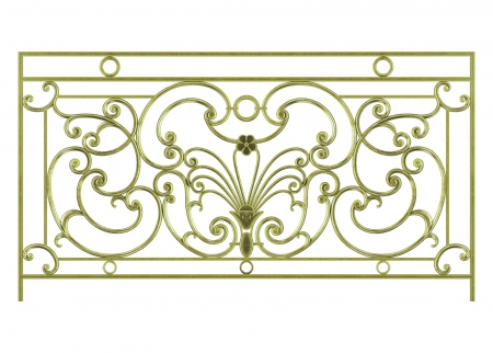 ENZO cast aluminum balcony is a flower balcony model with a simple design, not too heavy and complicated.