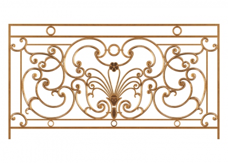 ENZO cast aluminum balcony is a flower balcony model with a simple design, not too heavy and complicated.