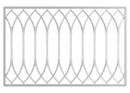 Grace Double cast aluminum balcony is manufactured on a large closed scale, with modern, durable, and solid vacuum casting technology standards....