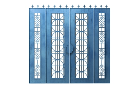 RING Gate | GAT-180 is designed with drawings and ideas from houses with ancient and solid architecture. RING cast aluminum gate is considered a best-selling design with modern features but brings a classic style with many sophisticated and luxurious patterns to the house.