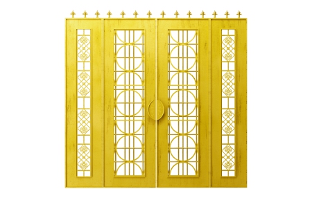 RING Gate | GAT-180 is designed with drawings and ideas from houses with ancient and solid architecture. RING cast aluminum gate is considered a best-selling design with modern features but brings a classic style with many sophisticated and luxurious patterns to the house.