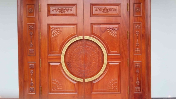 Classic pattern aluminum door handle