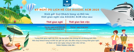 THÔNG BÁO NGHỈ DU LỊCH CỦA CÁN BỘ NHÂN VIÊN ASUZAC ACM NĂM 2025