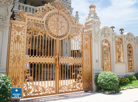 Công trình cổng nhôm đúc SARA | ASUZAC ACM