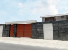 Simpler cast aluminum gate