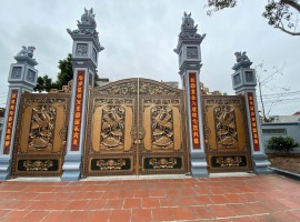 Village gate works in Bac Ninh