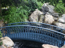 CÔNG TRÌNH CẦU CÁ KOI NHÔM ĐÚC TẠI VINHOMES TÂN...