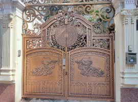 MINI BUCKINGHAM CAST ALUMINUM GATE PROJECT IN BINH...