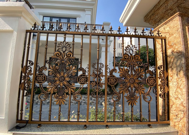 LUXURY cast aluminum gate company in Bac Ninh province