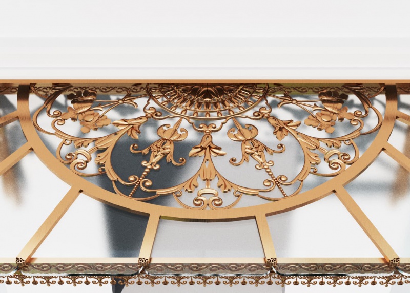 Glass roof project, cast aluminum roof in Hanoi