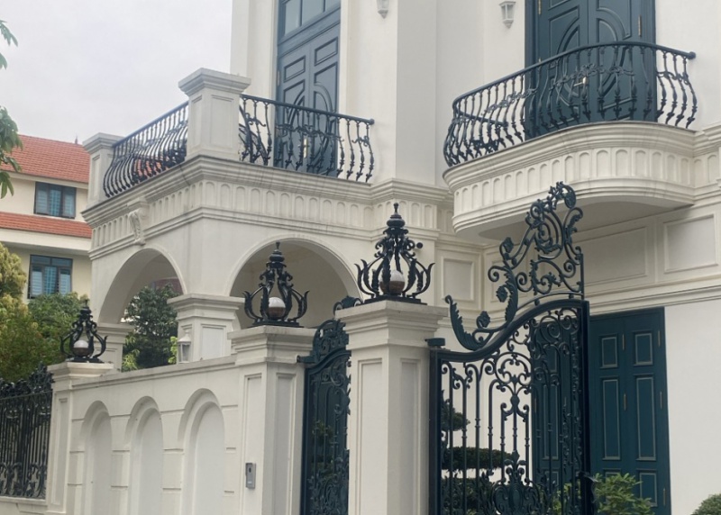 Công trình cổng, ban công, hàng rào nhôm đúc tại Hà Nam