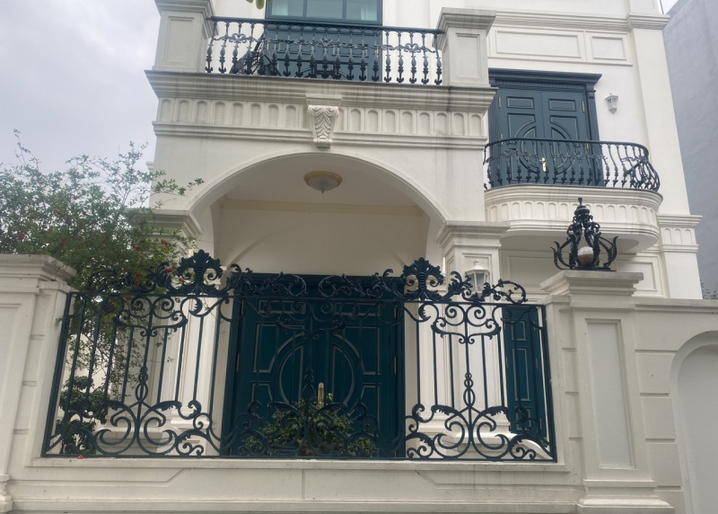 Công trình cổng, ban công, hàng rào nhôm đúc tại Hà Nam