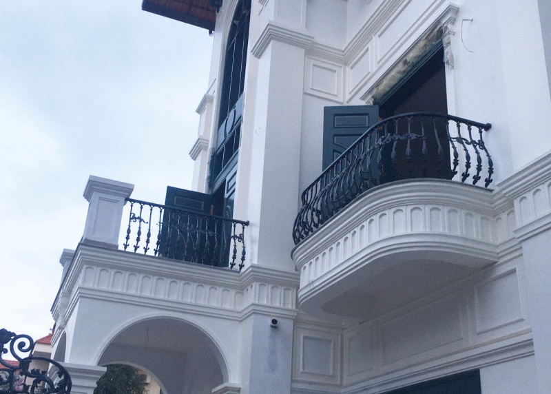 Công trình cổng, ban công, hàng rào nhôm đúc tại Hà Nam