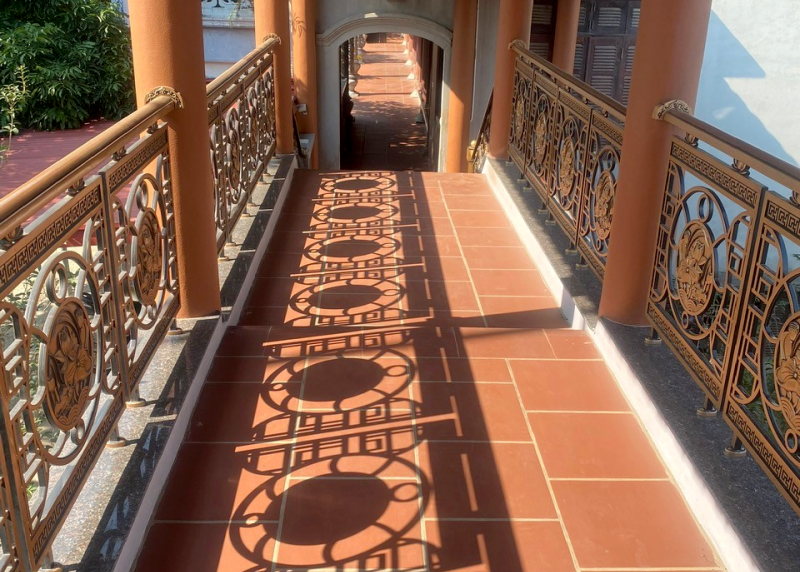 Công trình ban công hoa sen tại Chùa Thiên Tuế