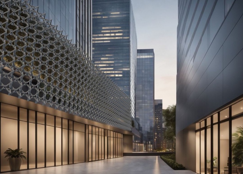 CAST ALUMINUM PANELS FOR BUILDING DECORATION