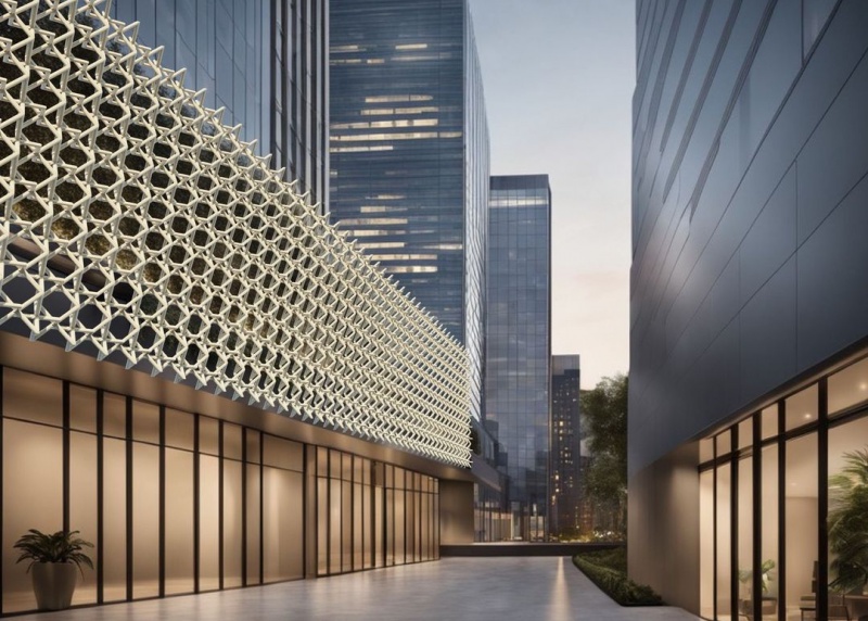 CAST ALUMINUM PANELS FOR BUILDING DECORATION