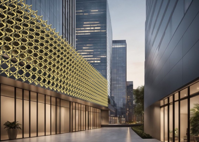 CAST ALUMINUM PANELS FOR BUILDING DECORATION