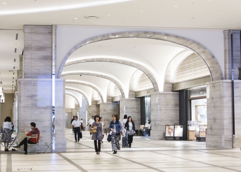 Công trình tấm nhôm trang trí tại khu giải trí tầng hầm Tokyo Midtown Hibiya