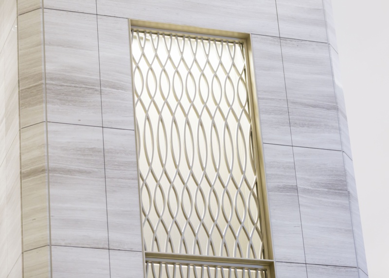 Công trình tấm nhôm trang trí tại khu giải trí tầng hầm Tokyo Midtown Hibiya