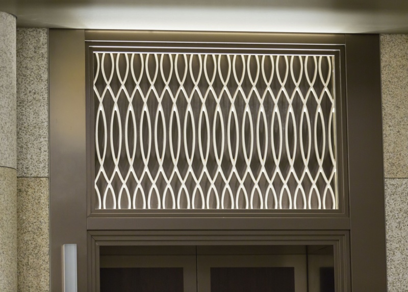 Công trình tấm nhôm trang trí tại khu giải trí tầng hầm Tokyo Midtown Hibiya