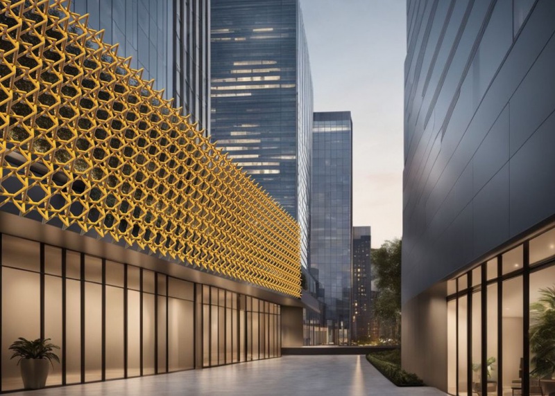 TẤM ỐP NHÔM ĐÚC TRANG TRÍ TÒA NHÀ