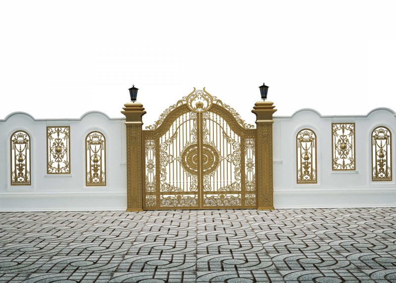 Western style cast aluminum...