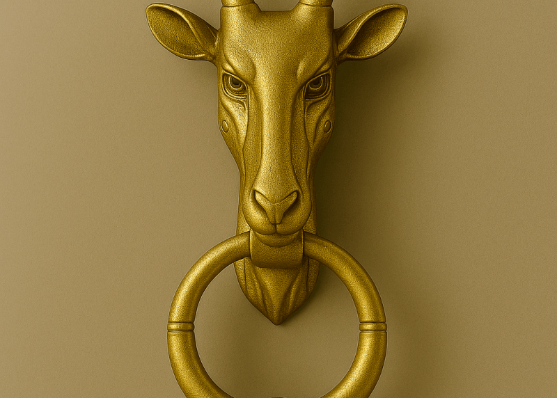 Cast aluminum gate handle with...