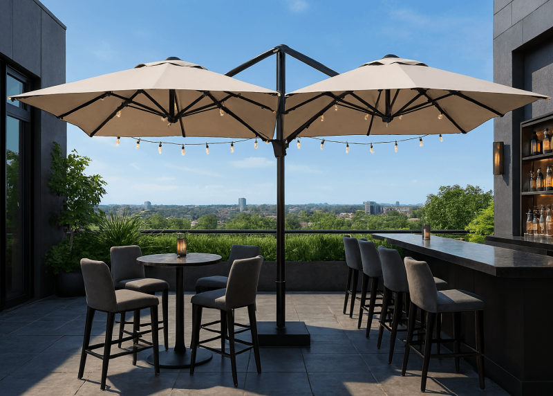 ASUZAC ACM: Ứng Dụng AI Trong Thiết Kế Dù Và Bàn Ghế Nhôm Đúc Cho Không Gian Ngoài Trời Cao Cấp