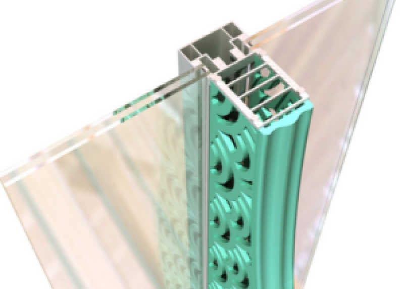 Cast Aluminum Curtain Wall