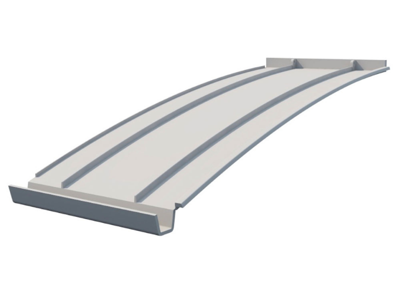 Cast Aluminum Canopy for ASUZAC ACM Bus Terminal