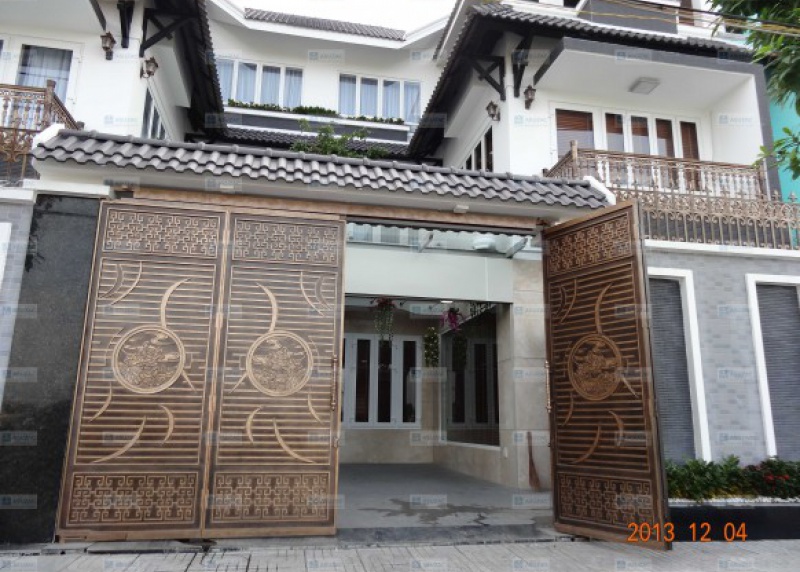 Cổng nhôm đúc 4 cánh PHOENIX