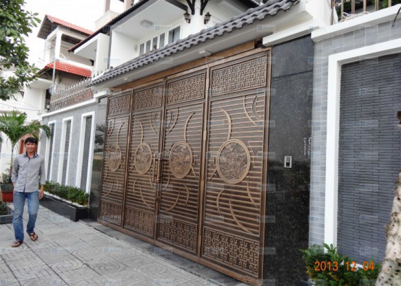 Cổng nhôm đúc 4 cánh PHOENIX