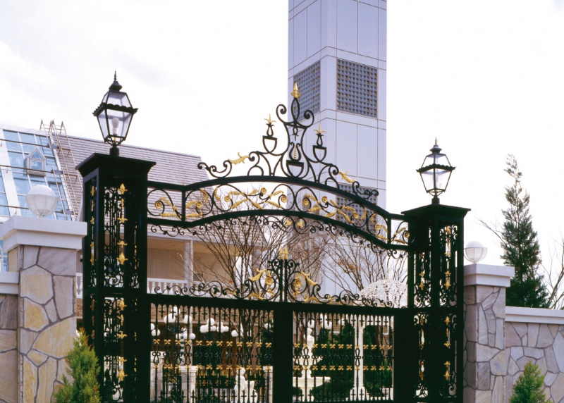 Cổng nhôm đúc tự động CAZARY