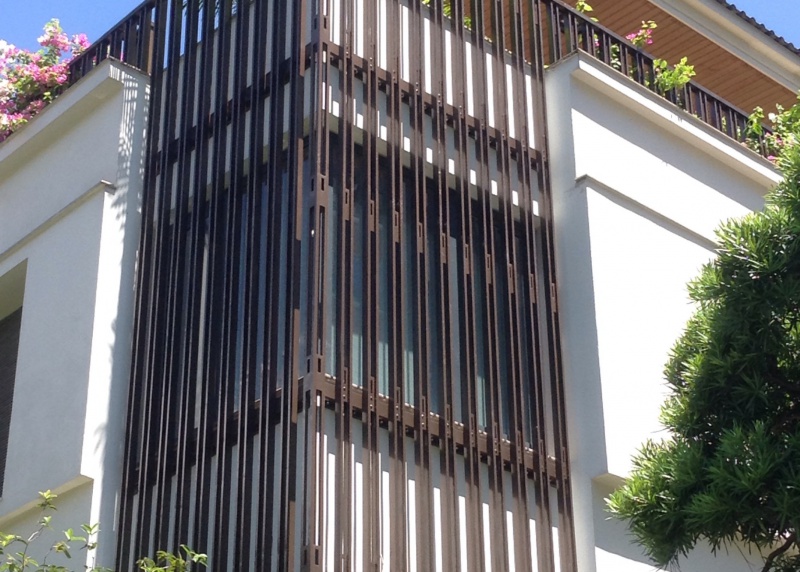 Exterior Aluminum panel & Stair