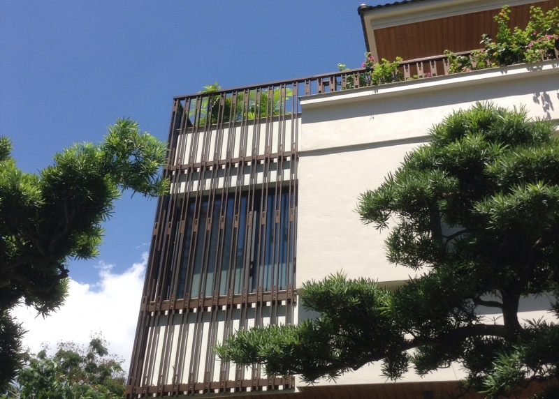 Exterior Aluminum panel & Stair